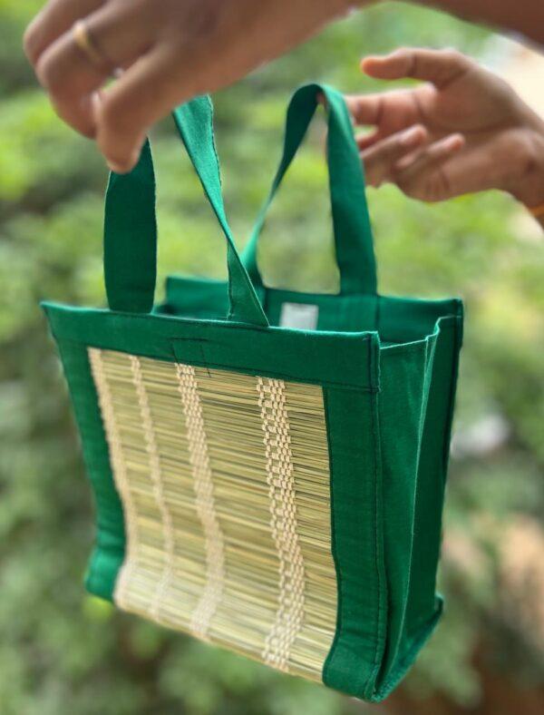 Dharbai Grass Handmade Bag - Image 4