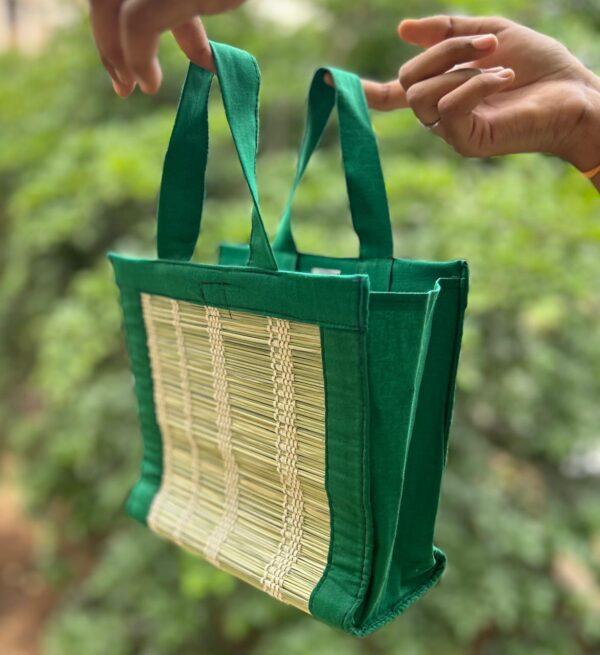 Dharbai Grass Handmade Bag - Image 2