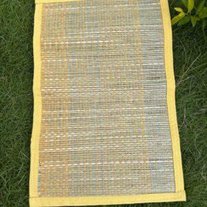 Handwoven Natural Darbha(Kusha) Grass Mats | Size 12×18 Inch