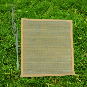 Handwoven Natural Darbha(Kusha) Grass Mats | Size 18×18 Inch