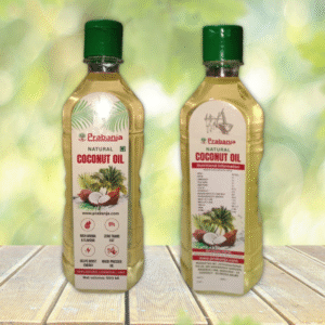 Prabanja Coconut Oil | Cold Pressed Virgin Coconut Oil 500 ml | Unrefined & Natural | For Cooking Baking Frying